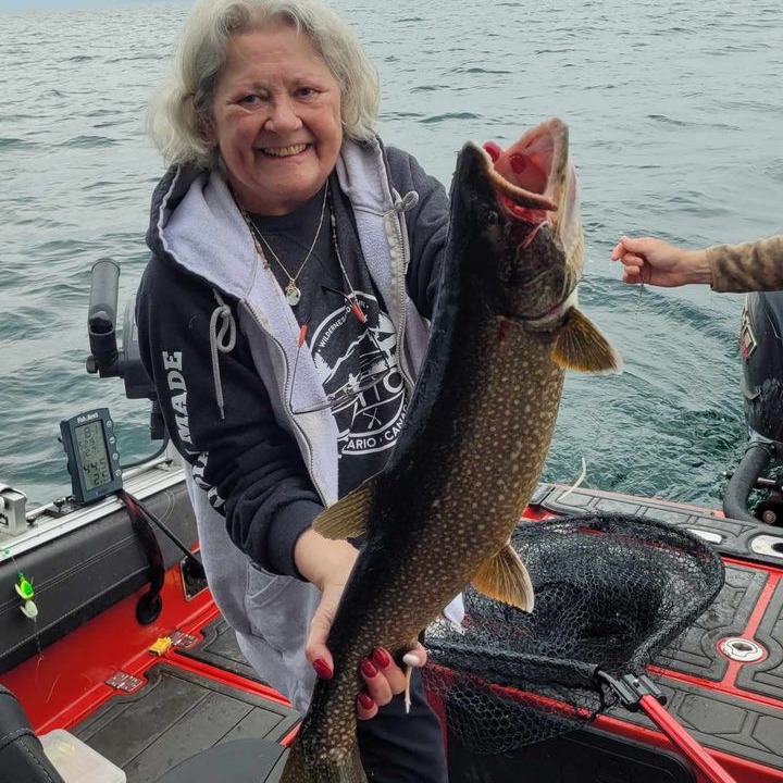 Lake Trout Trolling On Lake Ontario In Kingston