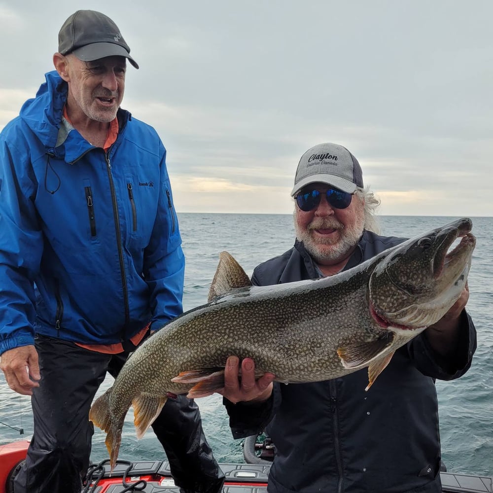 Lake Trout Trolling On Lake Ontario In Kingston