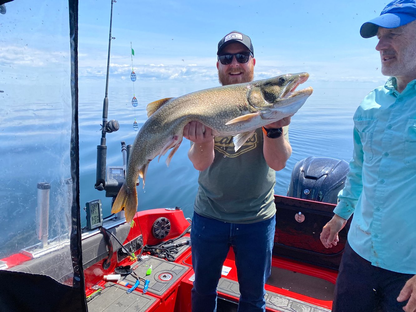 Lake Trout Trolling On Lake Ontario In Kingston