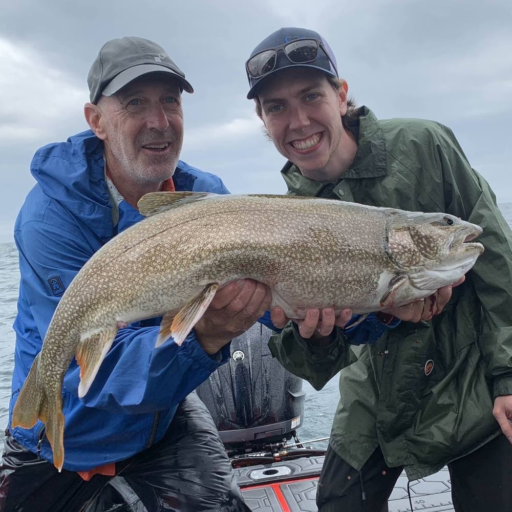 Lake Trout Trolling On Lake Ontario In Kingston