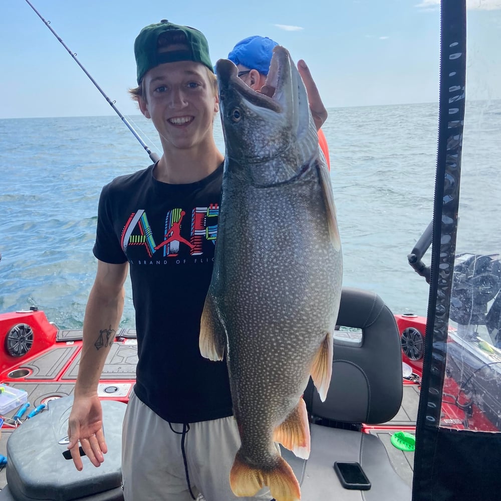 Lake Trout Trolling On Lake Ontario In Kingston