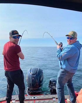 Lake Trout Trolling On Lake Ontario In Kingston