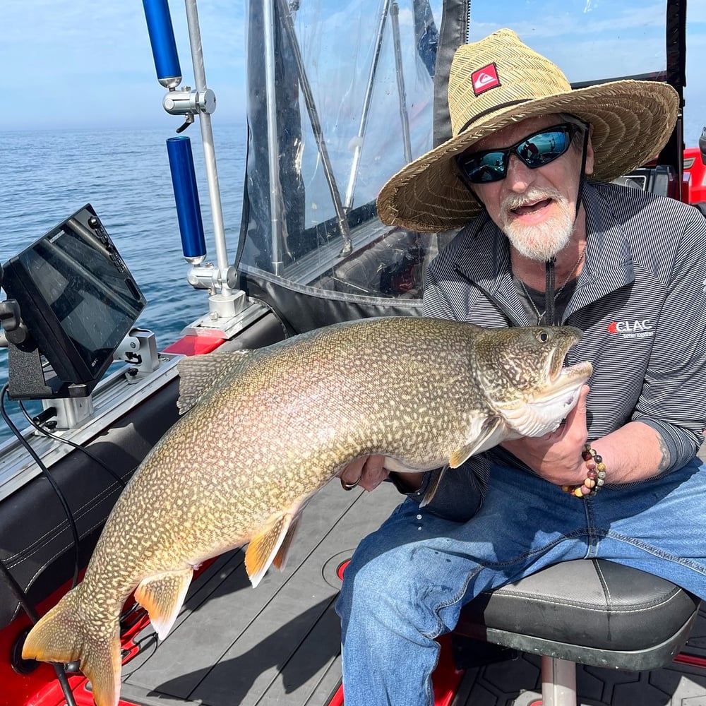 Lake Trout Trolling On Lake Ontario In Kingston