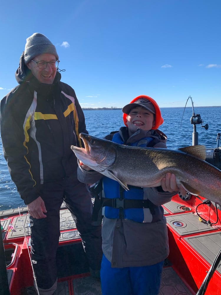 Lake Trout Trolling On Lake Ontario In Kingston