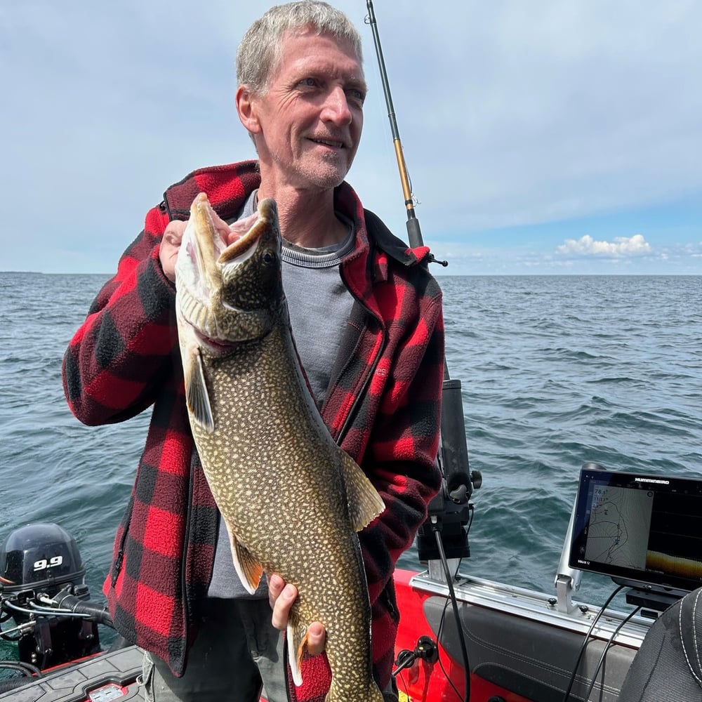 Lake Trout Trolling On Lake Ontario In Kingston