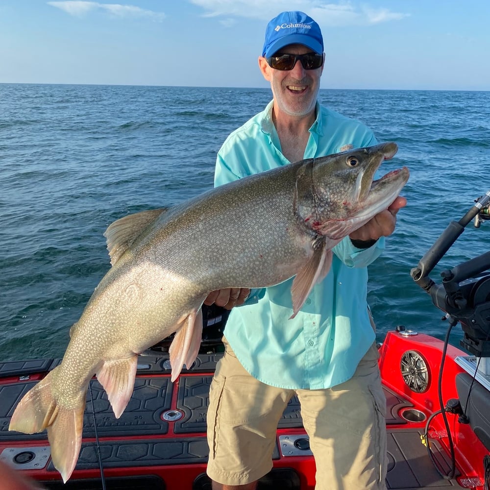 Lake Trout Trolling On Lake Ontario In Kingston