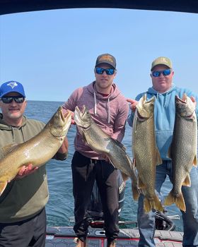 Lake Trout Trolling On Lake Ontario In Kingston