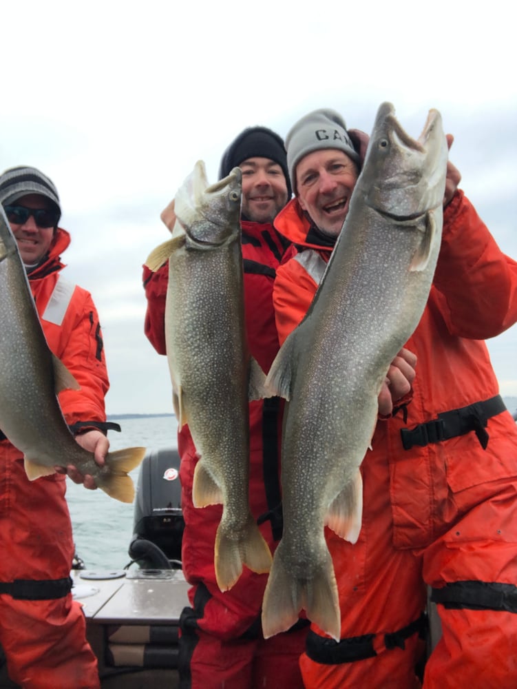 Lake Trout Trolling On Lake Ontario In Kingston