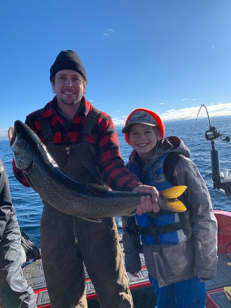 Lake Trout Trolling On Lake Ontario In Kingston