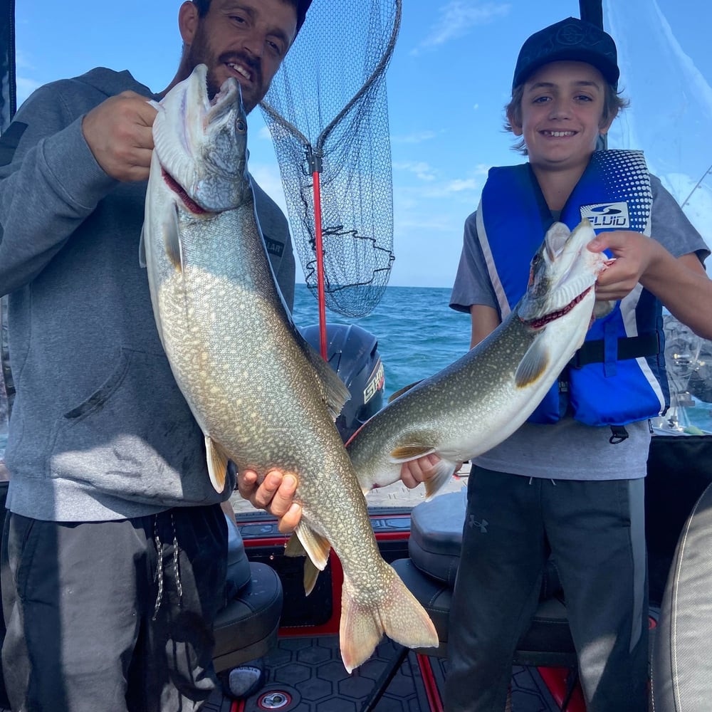 Lake Trout Trolling On Lake Ontario In Kingston