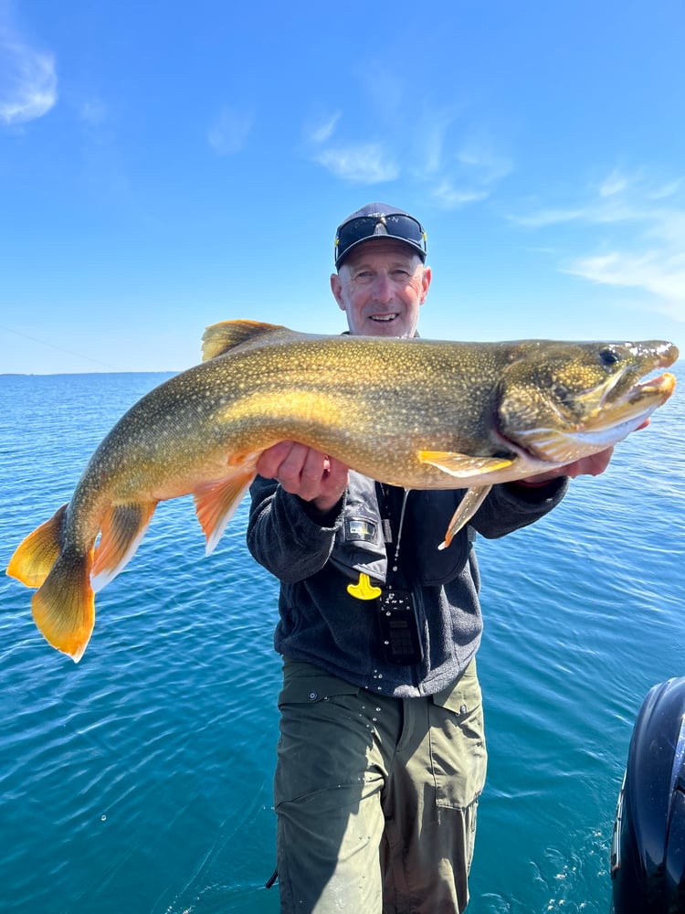 Lake Trout Trolling On Lake Ontario In Kingston