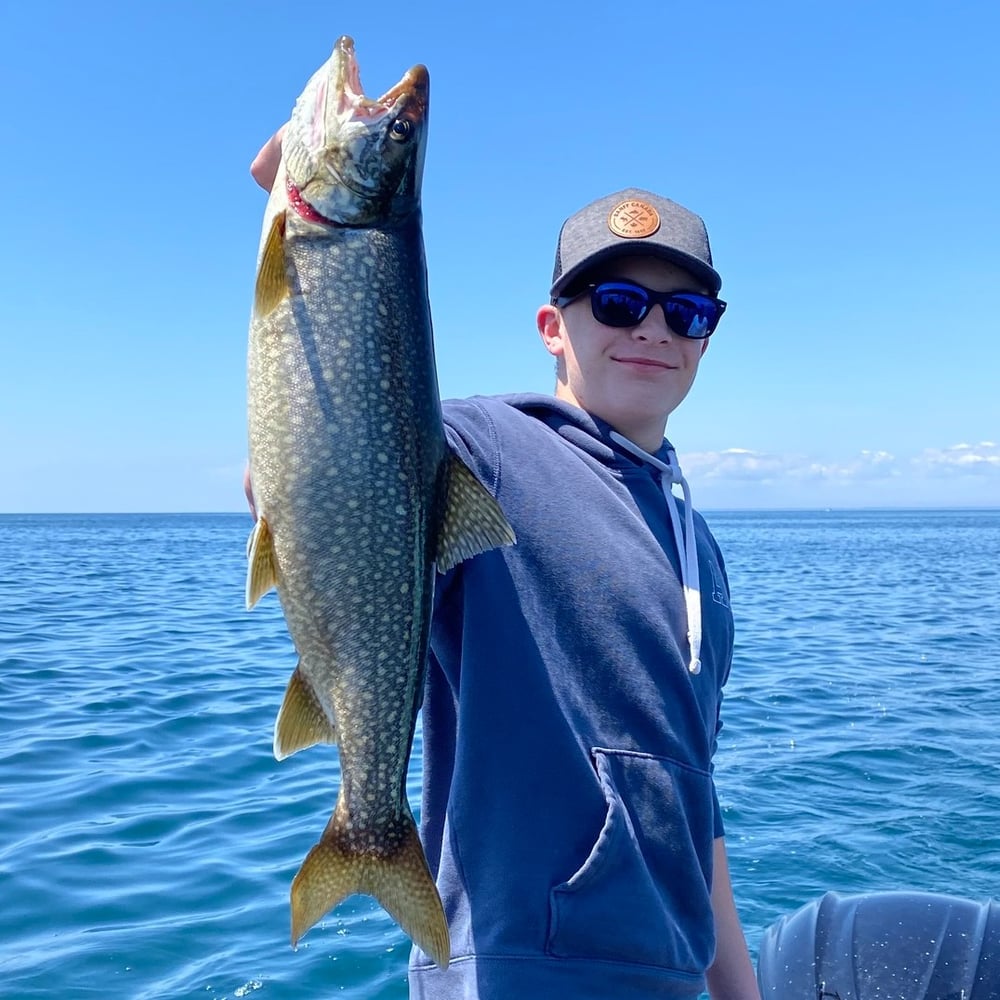 Lake Trout Trolling On Lake Ontario In Kingston