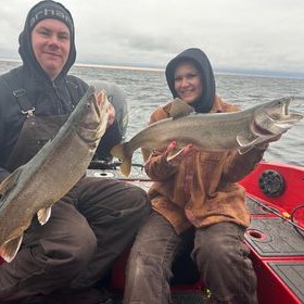 Lake Trout Trolling On Lake Ontario In Kingston