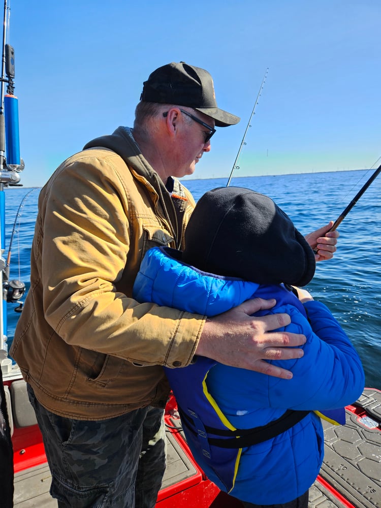 Lake Trout Trolling On Lake Ontario In Kingston