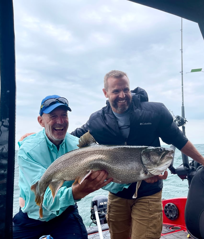 Lake Trout Trolling On Lake Ontario In Kingston