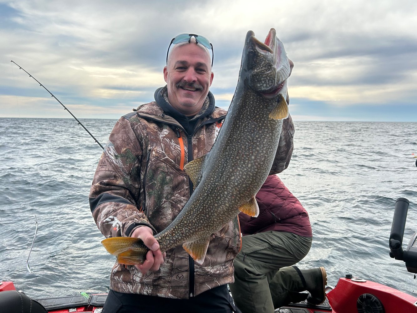 Lake Trout Trolling On Lake Ontario In Kingston