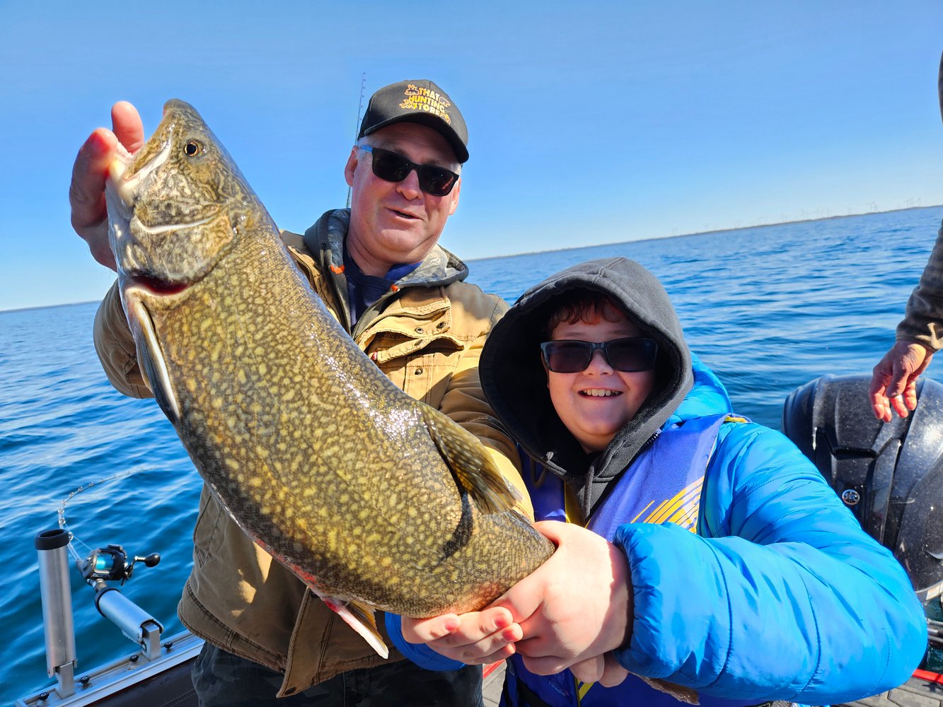 Lake Trout Trolling On Lake Ontario In Kingston