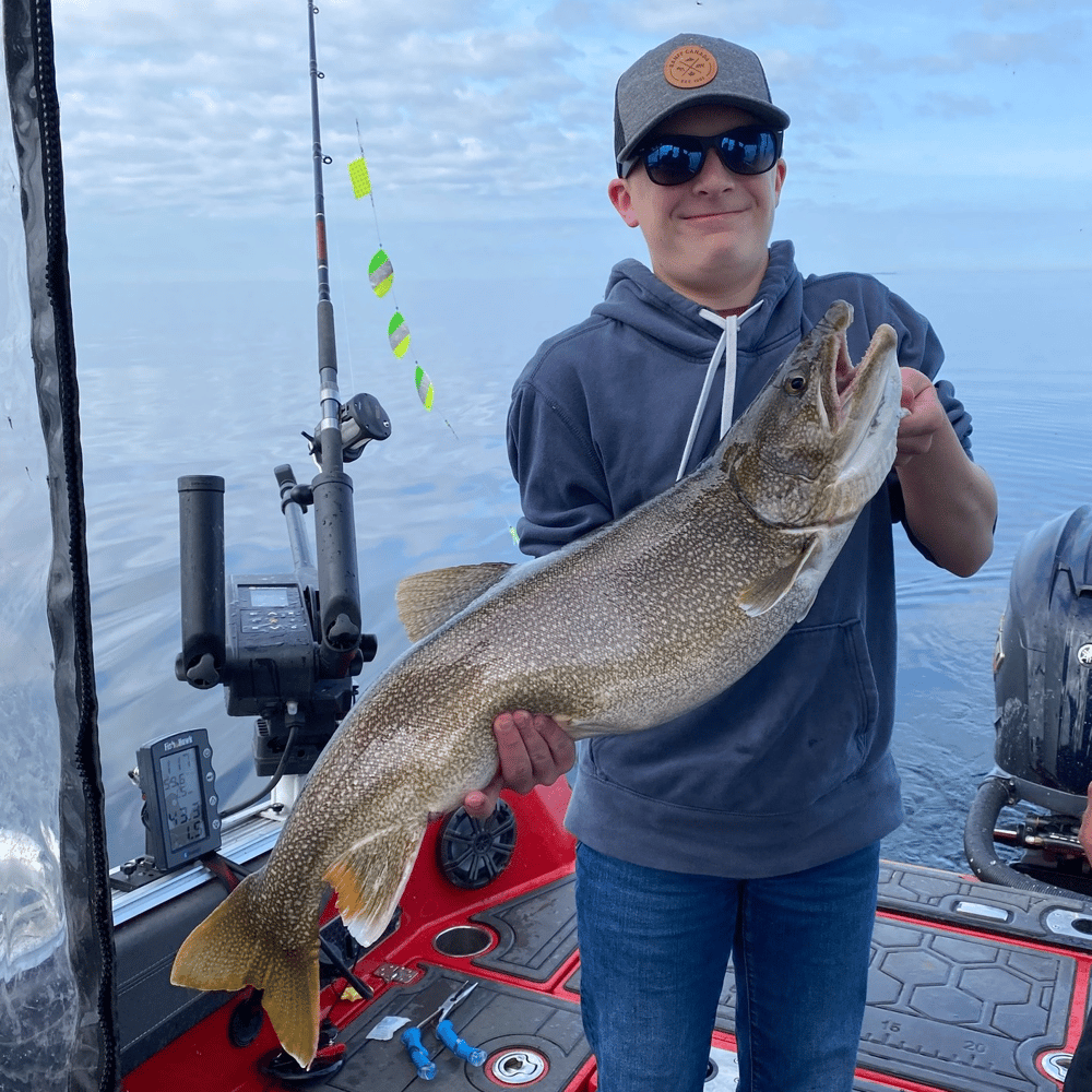 Lake Trout Trolling On Lake Ontario In Kingston