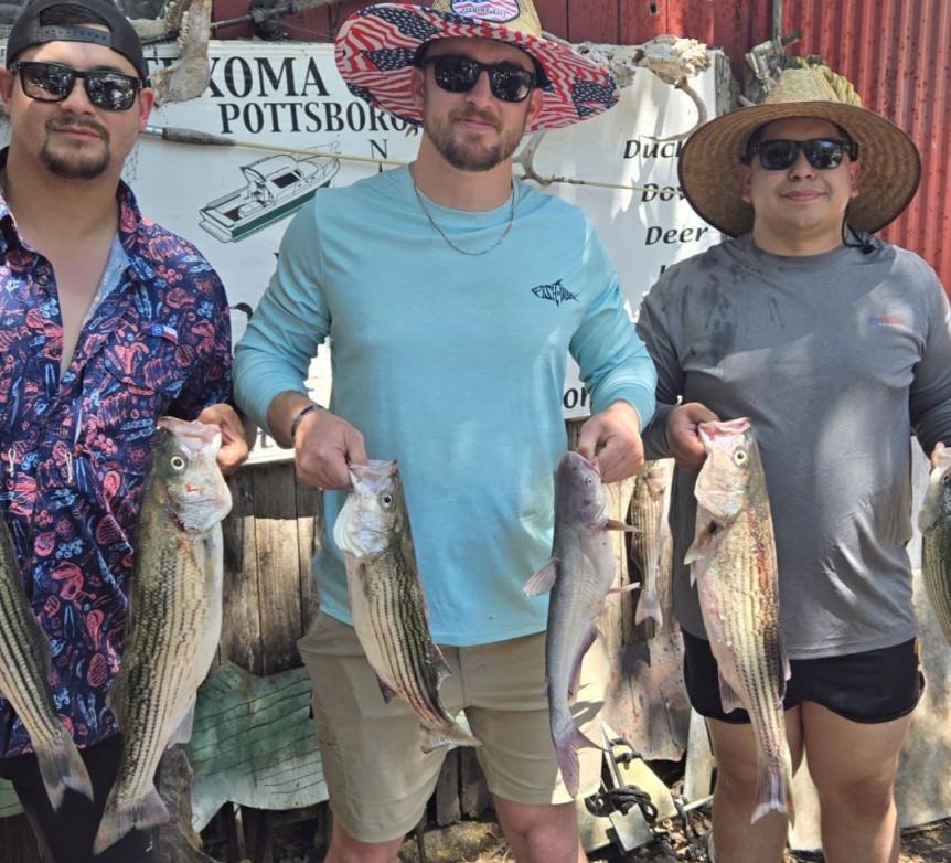 Lake Texoma Striper Trip In Pottsboro