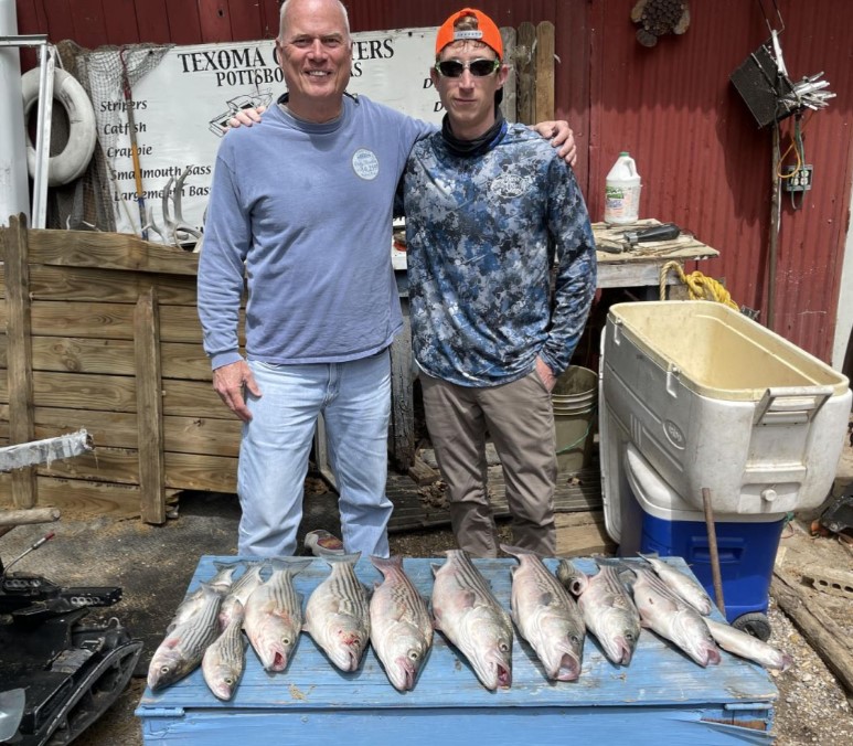 Lake Texoma Striper Trip In Pottsboro