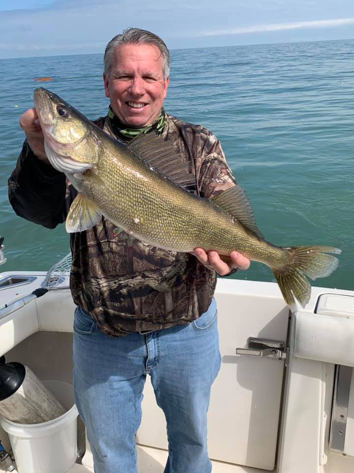 Lake Erie Walley & Steelhead Trolling In Grand River