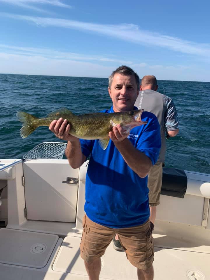 Lake Erie Walley & Steelhead Trolling In Grand River