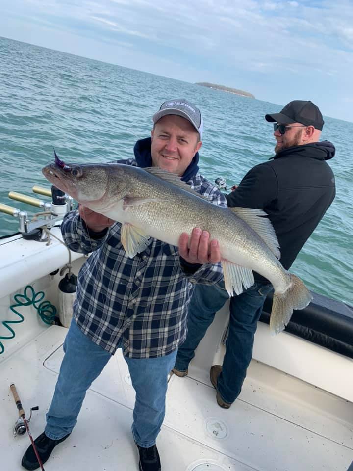 Lake Erie Walley & Steelhead Trolling In Grand River