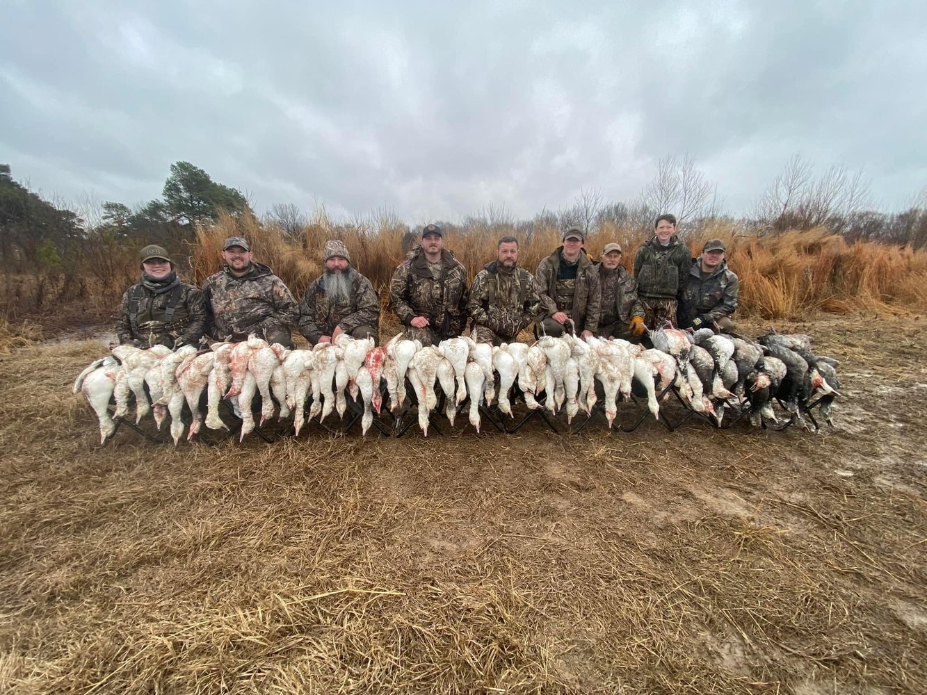 Arkansas Conservation Goose Hunts In Pine Bluff