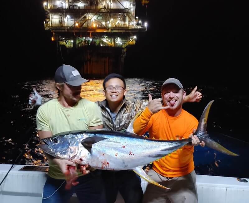 Giant Amberjack Trip In Galveston