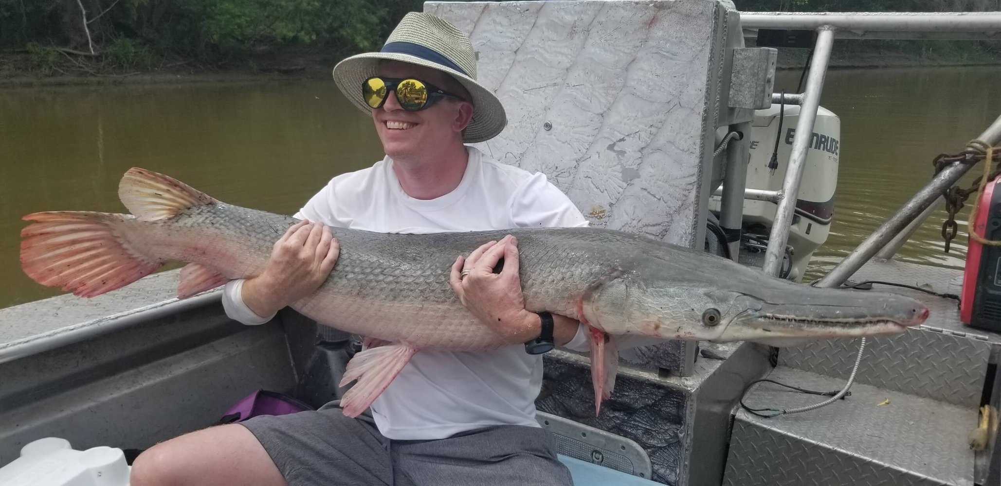 Monster Gar On Rod And Reel In Houston