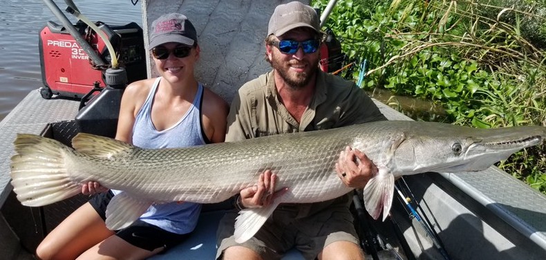 Monster Gar On Rod And Reel In Houston