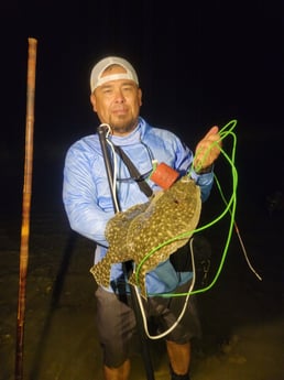 Flounder Fishing in South Padre Island, Texas