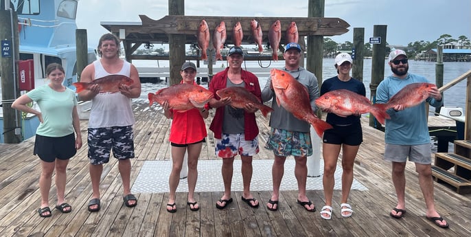 Red Snapper Fishing in Orange Beach, Alabama