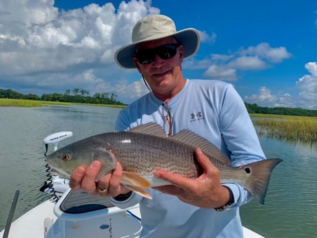 Redfish fishing in Hilton Head Island, South Carolina