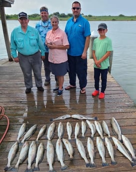 Speckled Trout / Spotted Seatrout fishing in Port O&#039;Connor, Texas