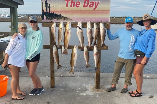 Redfish, Speckled Trout / Spotted Seatrout fishing in Rockport, Texas