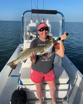 Speckled Trout / Spotted Seatrout fishing in Port Isabel, Texas