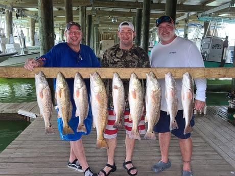 Redfish fishing in Port O&#039;Connor, Texas