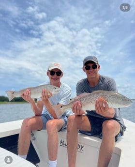 Redfish fishing in Wrightsville Beach, North Carolina