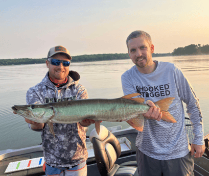 Fishing in Eagle River, Wisconsin