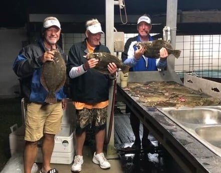 Flounder fishing in Port O&#039;Connor, Texas