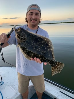 Flounder fishing in New Smyrna Beach, Florida