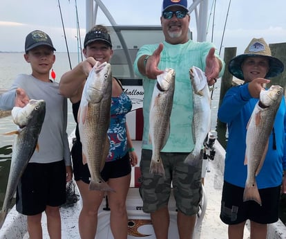 Redfish, Speckled Trout / Spotted Seatrout fishing in South Padre Island, Texas