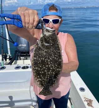 Flounder fishing in Beaufort, North Carolina