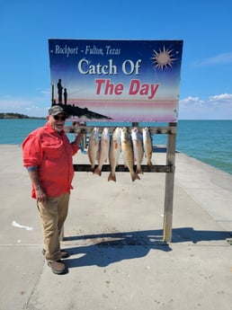 Redfish fishing in Rockport, Texas