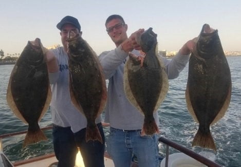 Flounder Fishing in San Diego, California