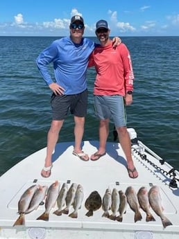 Flounder, Redfish, Speckled Trout / Spotted Seatrout fishing in South Padre Island, Texas