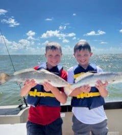 Speckled Trout / Spotted Seatrout fishing in Galveston, Texas