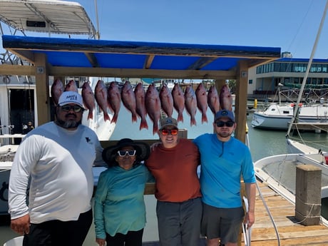 Red Snapper Fishing in South Padre Island, Texas