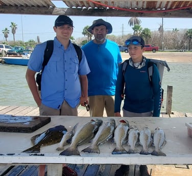 Flounder, Speckled Trout / Spotted Seatrout fishing in Galveston, Texas